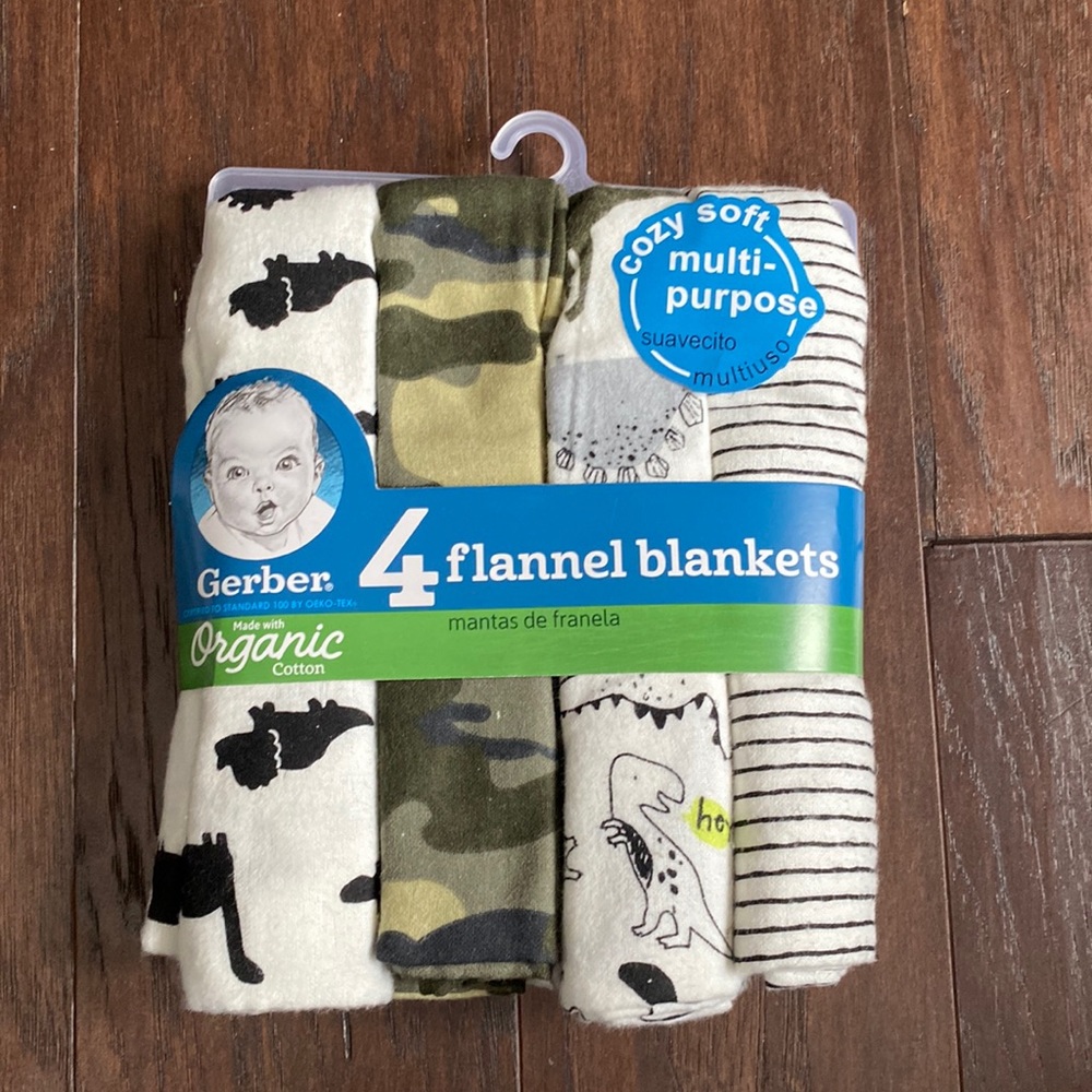 Gerber flannel baby blankets